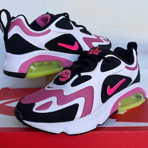 NIKE WMNS AIR MAX 200
BLACK/HYPER PINK NOIR/HYPER ROSE
SNEAKERS Athletic Shoes - Picture 9 of 16